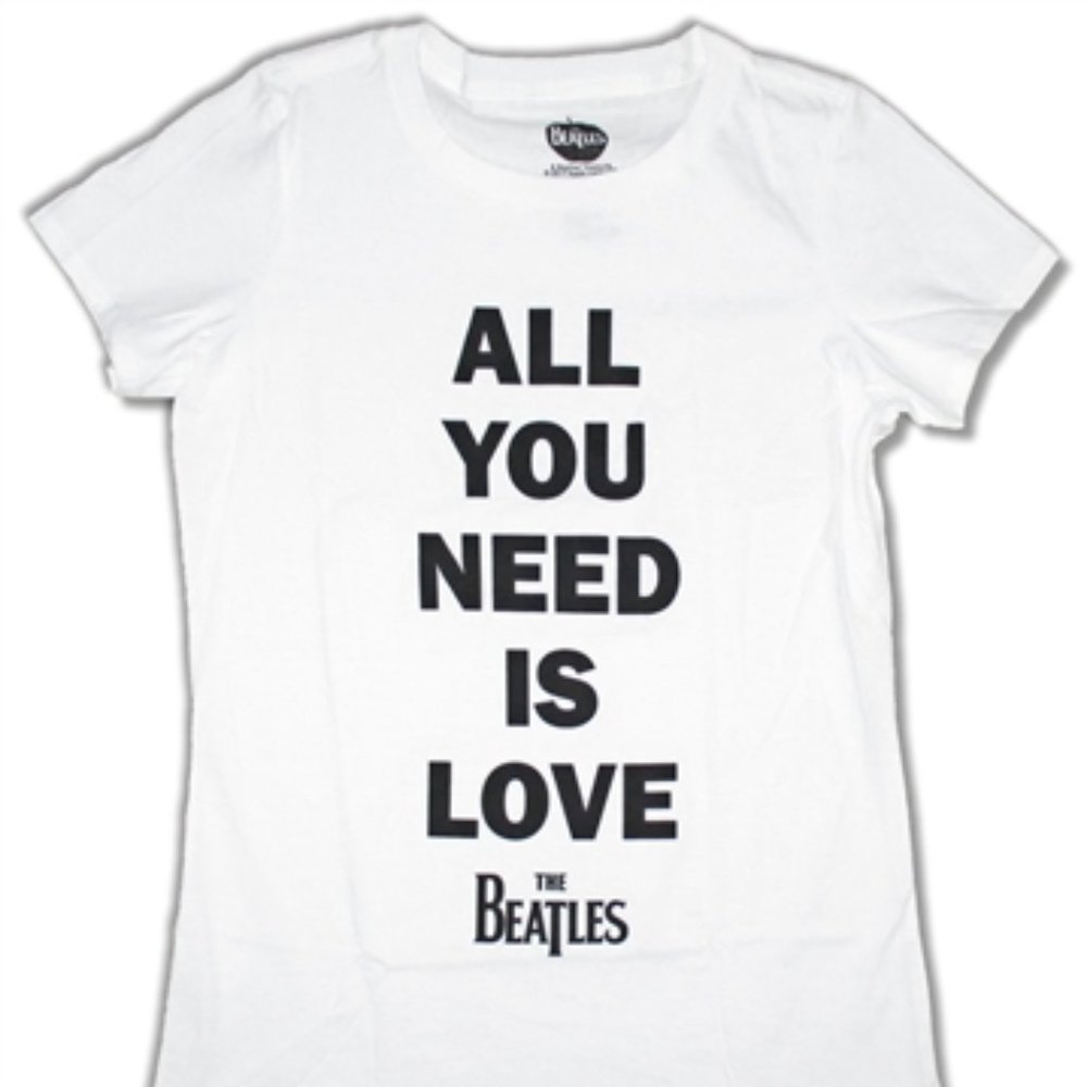 Beatles White All You Need is Love Women's T-Shirt
